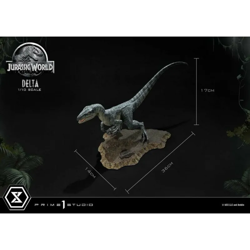Jurassic World: Prime Collectible Figure Series - Delta 1:10 Scale Statue