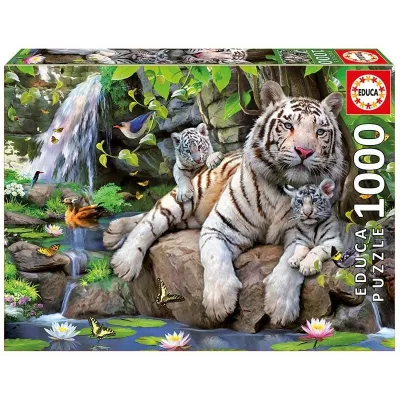 Puzzle 1000 elementów, Tygrysy Bengalskie