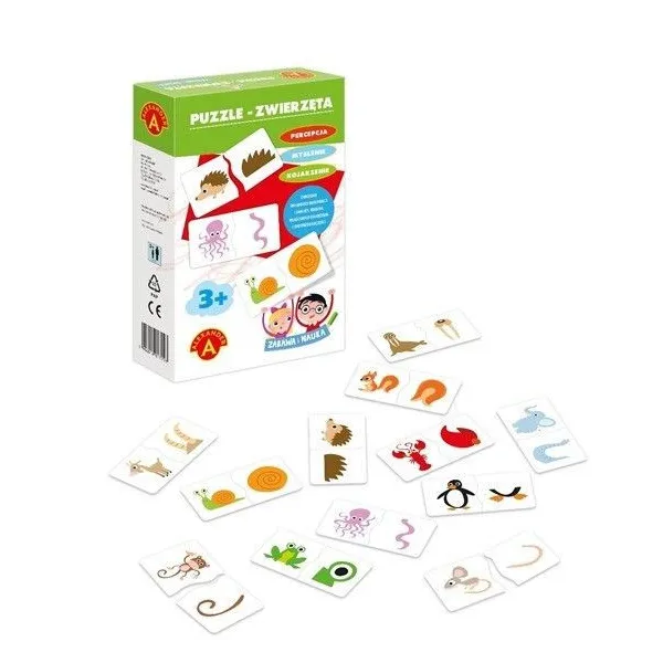 Puzzle Zwierzęta, Zabawa i Nauka