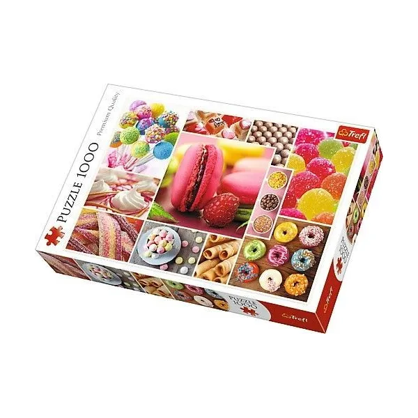 1000 elementów Cukierki - kolaż