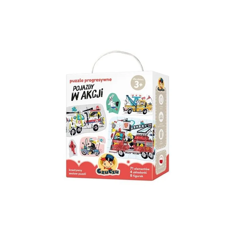Puzzle Progresywne, Pojazdy w akcji