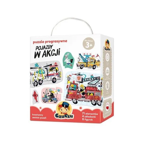 Puzzle Progresywne, Pojazdy w akcji