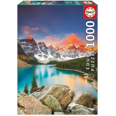 Puzzle 1000 elementów Jezioro Moraine Kanada