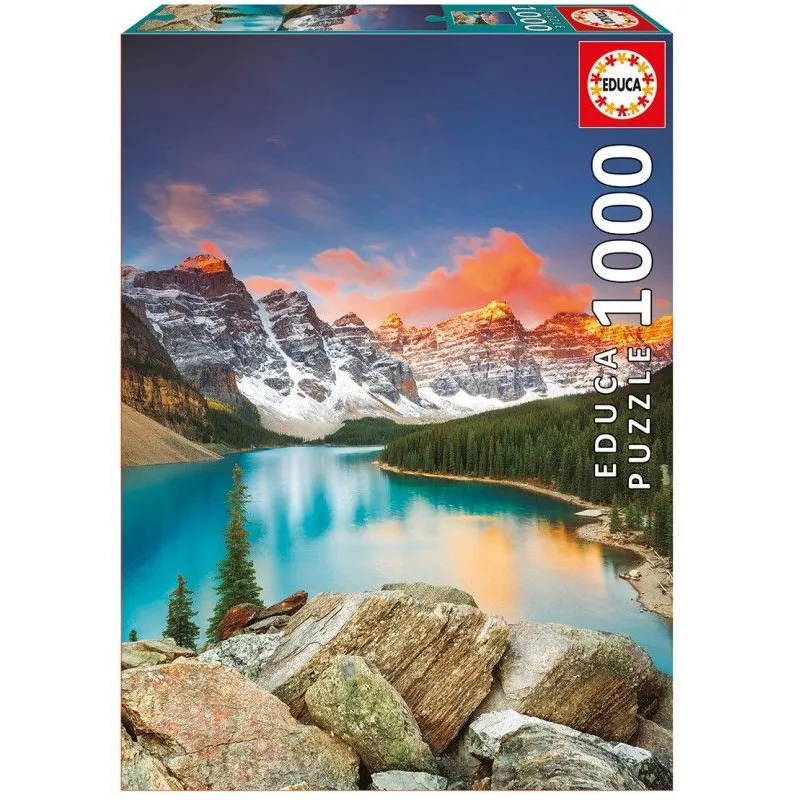 Puzzle 1000 elementów Jezioro Moraine Kanada