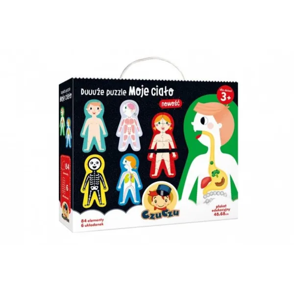 Puzzle Duuuże - Moje ciało