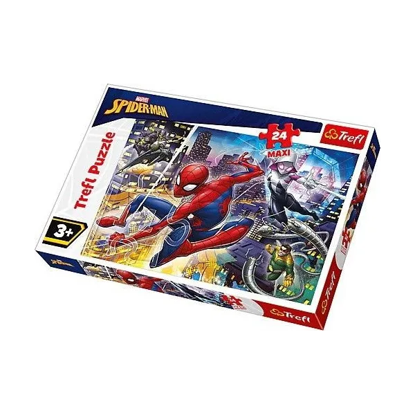 Puzzle 24 elementy Maxi - Nieustraszony Spider-Man