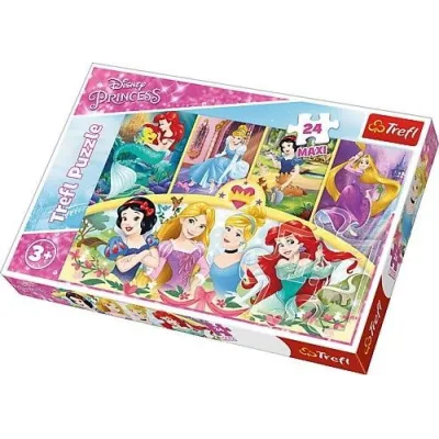 Puzzle 24 elementy Maxi - Księżniczki Disneya, Magia wspomnień