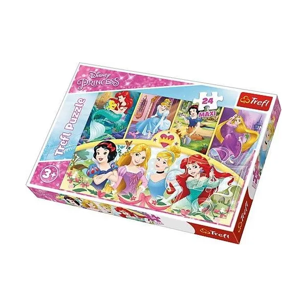 Puzzle 24 elementy Maxi - Księżniczki Disneya, Magia wspomnień