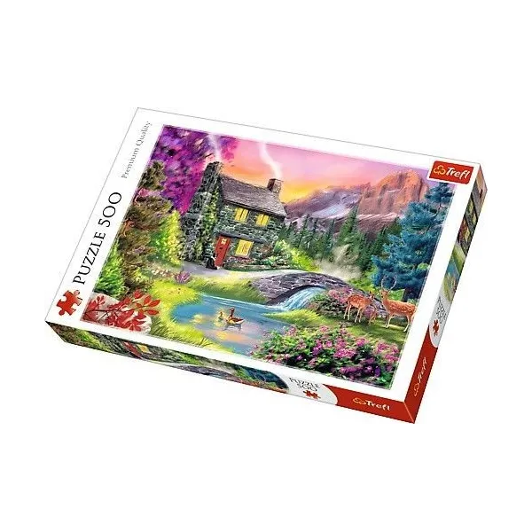 Puzzle 500 elementów - Górska sielanka