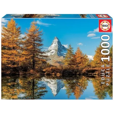 Puzzle 1000 elementów Góra Matterhorn jesienią
