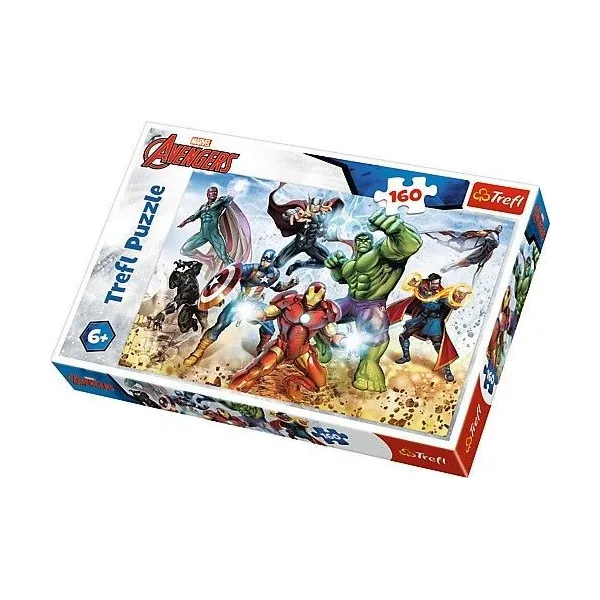 Puzzle 160 elementów Avengers - Gotowi by ratować świat
