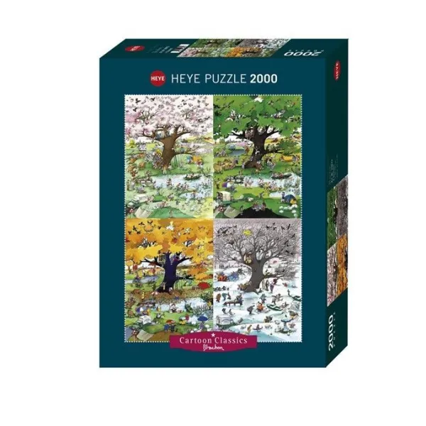 Puzzle 2000 elementów - Cztery pory roku