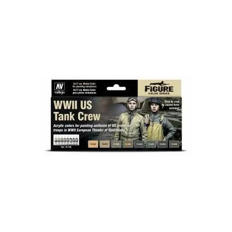 Zestaw Farb Vallejo 70186 Model Color WWII US  Tank Crew