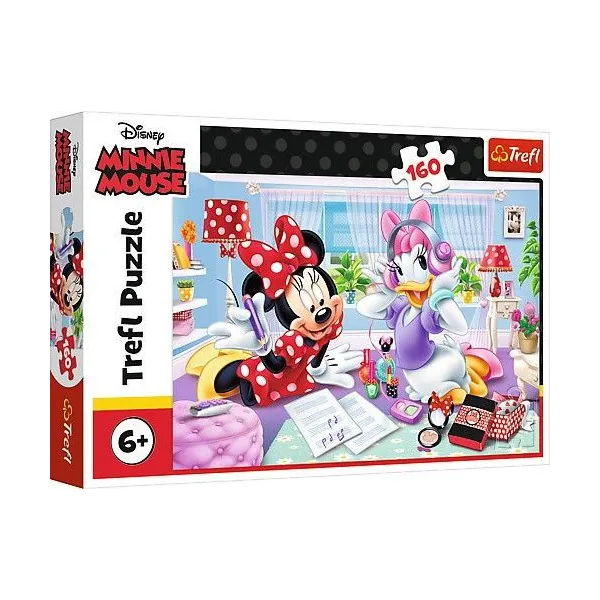 Puzzle 160 elementów - Disney Minnie, Dzień z przyjaciółmi