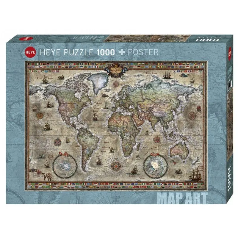 Puzzle 1000 elementów Retro World