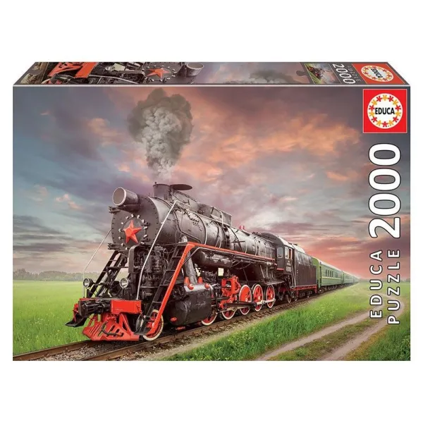 Puzzle 2000 elementów Soviet Train