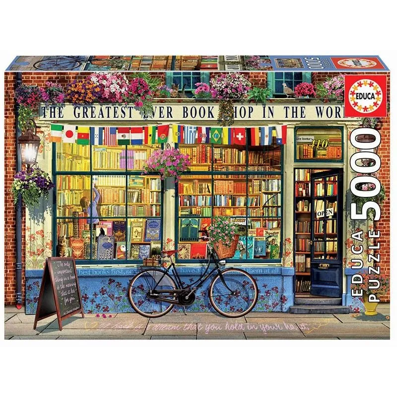 Puzzle 5000 elementów Najlepsza ksiegarnia na Świecie