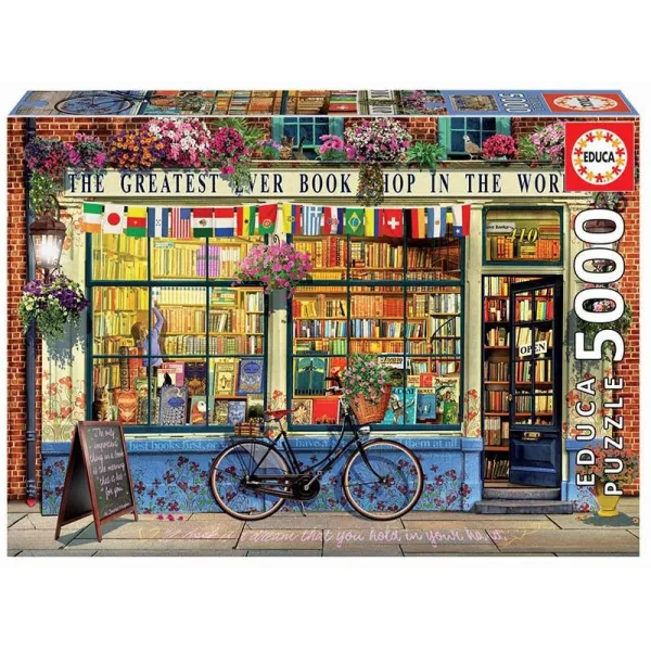 Puzzle 5000 elementów Najlepsza ksiegarnia na Świecie