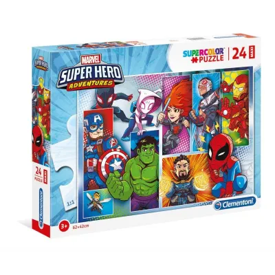 Puzzle 24 elementów Maxi Superhero