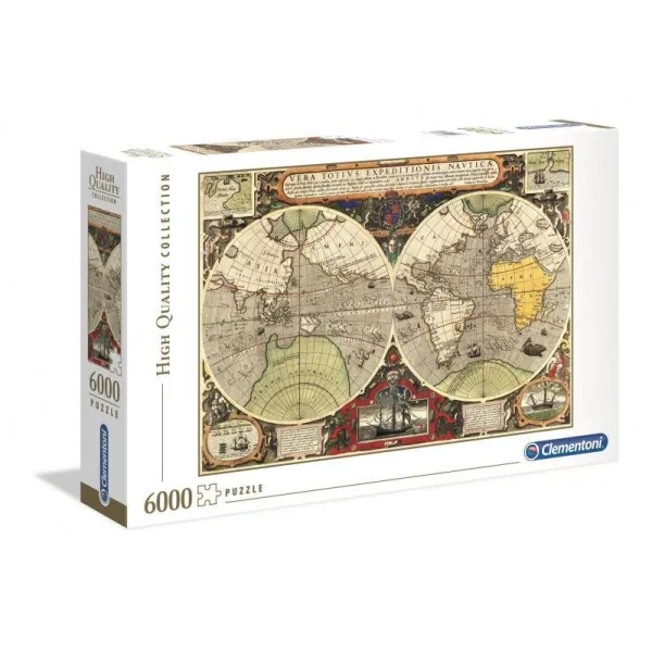 Puzzle 6000 elementów HQ Antyczna Mapa Morska