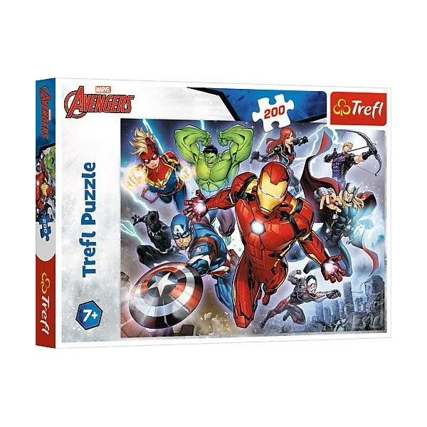 Puzzle 200 elementów Waleczni Avengersi