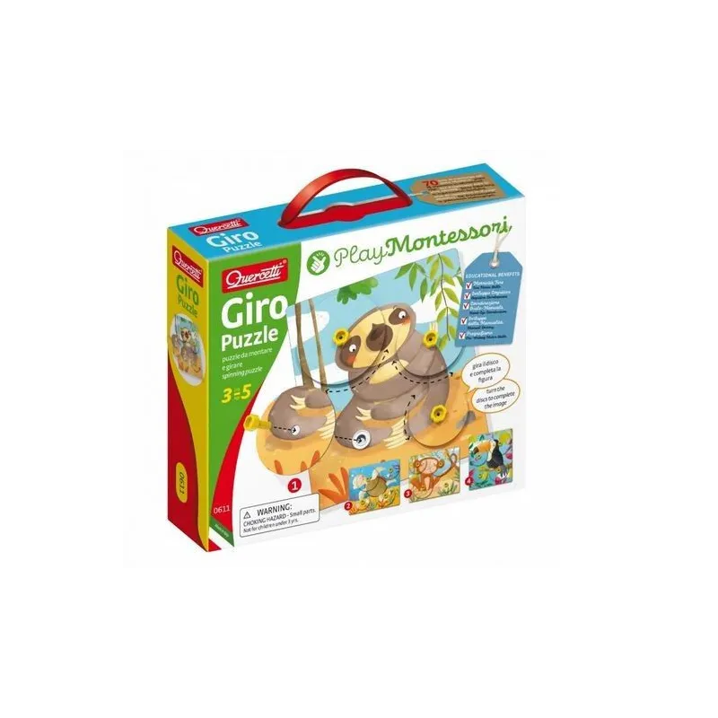 Puzzle zwierzęce Montessori