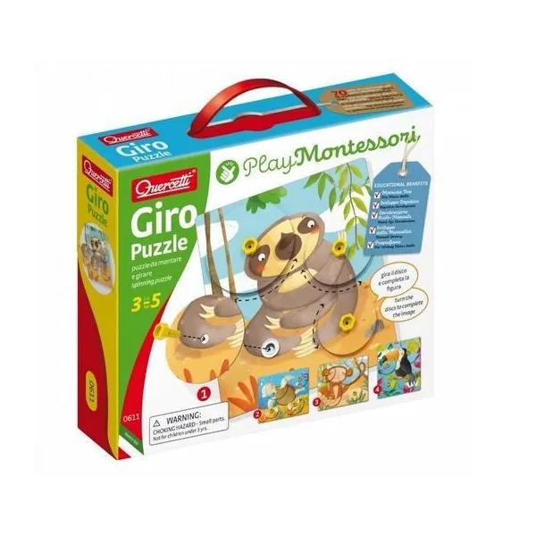 Puzzle zwierzęce Montessori