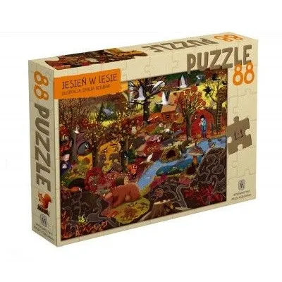Puzzle Jesień w lesie