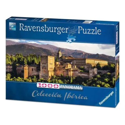 Puzzle 1000 elementów Panorama Alhambra, Granada