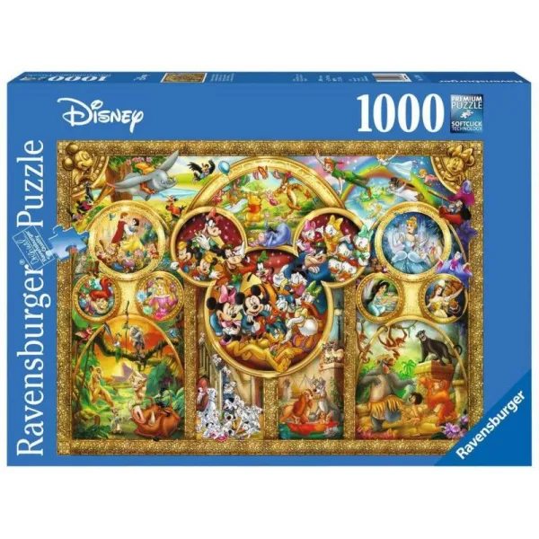 Puzzle 1000 elementów Najpiękniejsze momenty Disneya