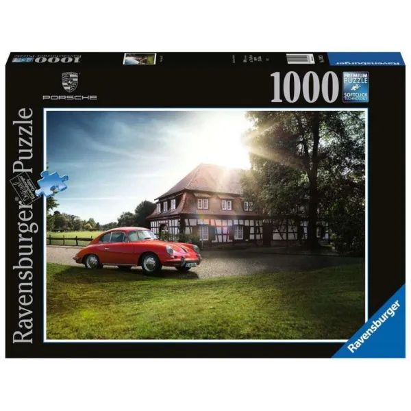 Puzzle 1000 elementów Klasyczne Porsche 356