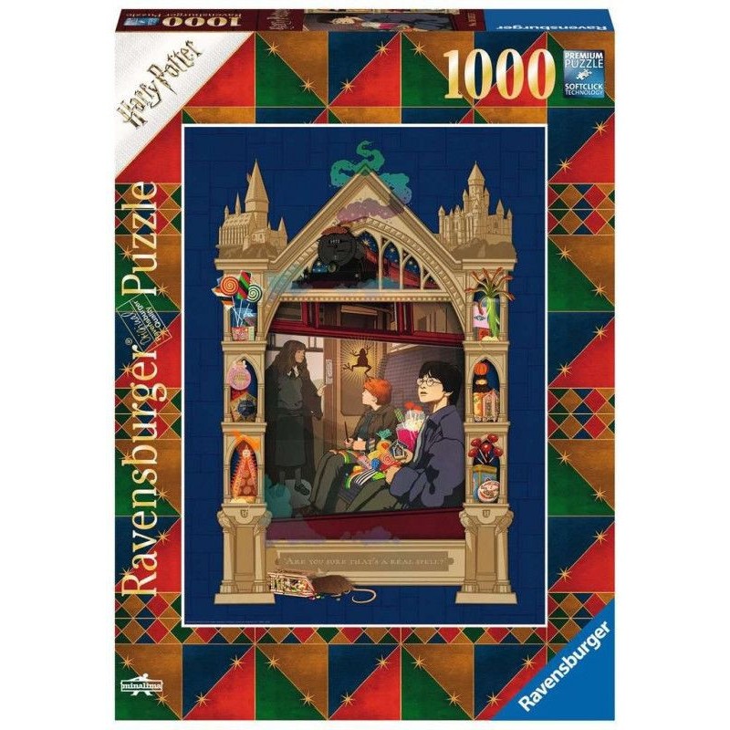 Puzzle 1000 elementów Harry Potter Pociąg do Hogwartu