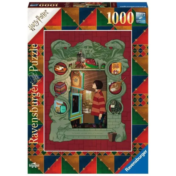Puzzle 1000 elementów Harry Potter w rodzinie Weasleyów