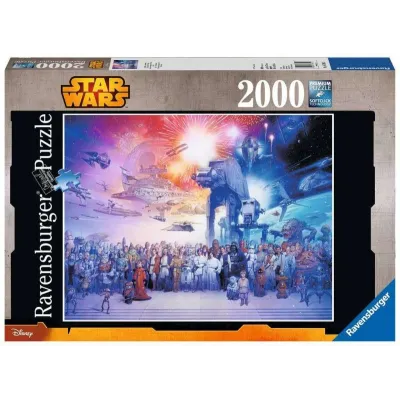 Puzzle 2000 elementów Uniwersum Gwiezdnych Wojen