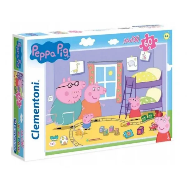 Puzzle 60 elementów Maxi Świnka Peppa