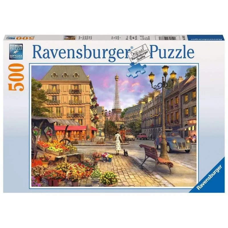 Puzzle 500 elementów Spacer po Paryżu