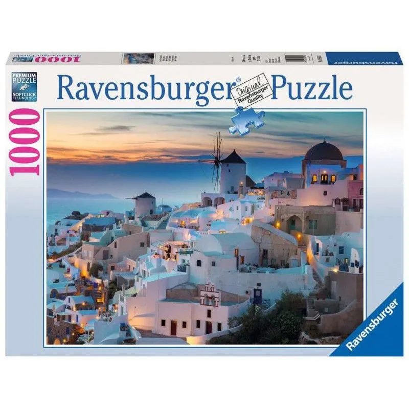 Puzzle 1000 elementów Wieczór na Santorini