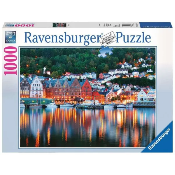 Puzzle 1000 elementów Bergen Norwegia