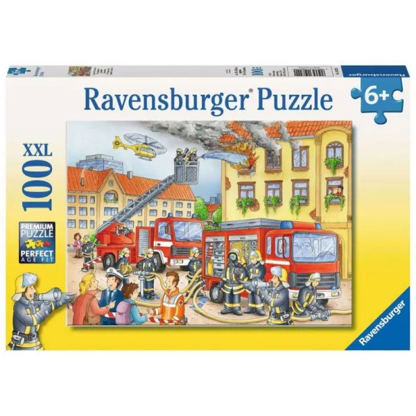 Puzzle 100 elementów XXL Straż pożarna