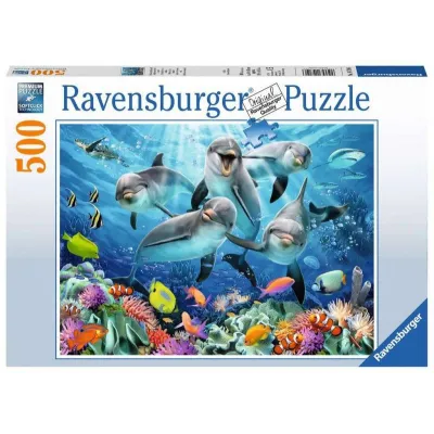 Puzzle 500 elementów Delfiny