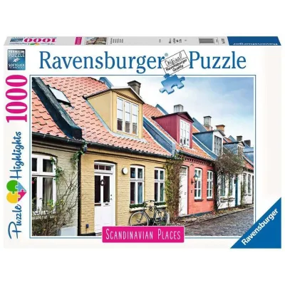 Puzzle 1000 elementów Skandynawskie Miasto 2