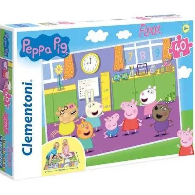 Puzzle podłogowe 40 elemetów Świnka Peppa