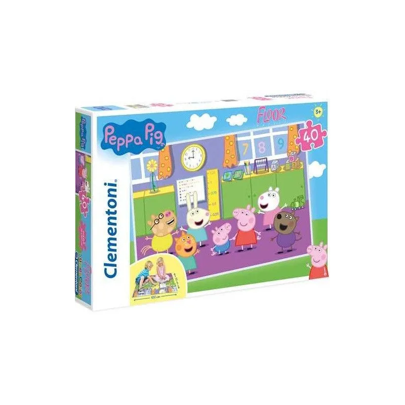 Puzzle podłogowe 40 elemetów Świnka Peppa