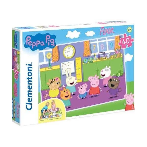 Puzzle podłogowe 40 elemetów Świnka Peppa
