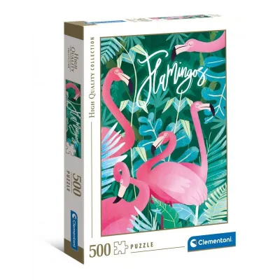 Puzzle 500 elementów Fantastic Animals Flamingi