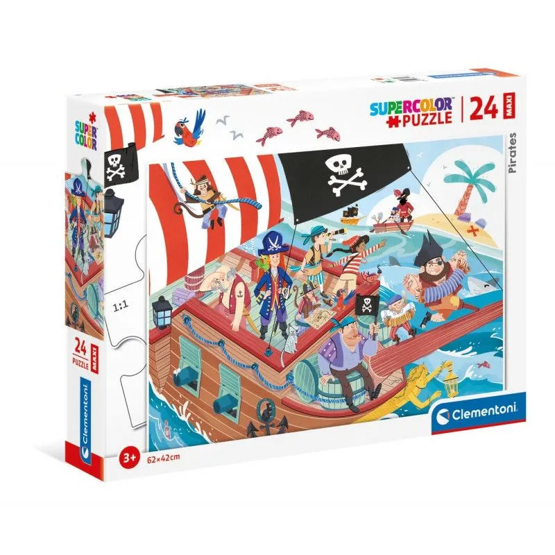 Puzzle 24 elementy Maxi Pirates