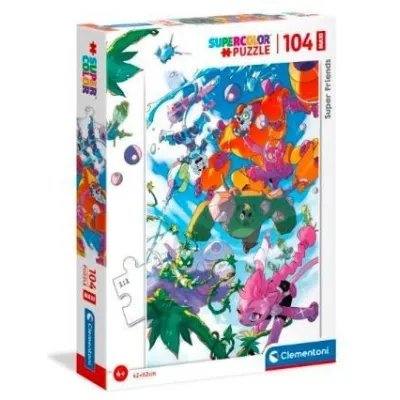 Puzzle 104 elementy Maxi Super Friends