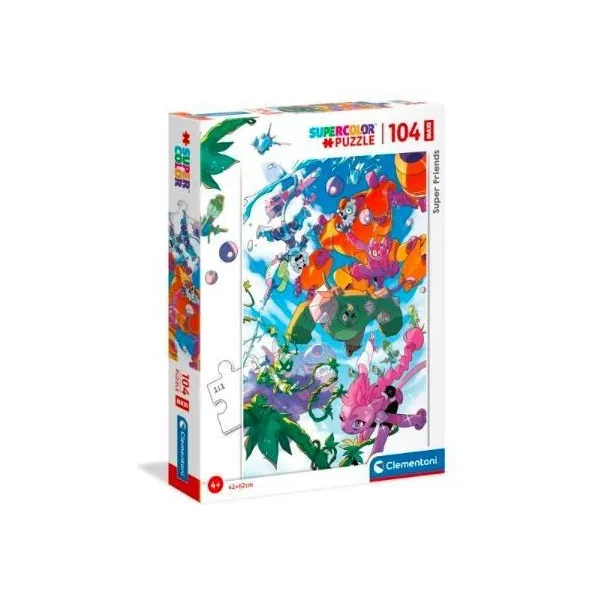 Puzzle 104 elementy Maxi Super Friends