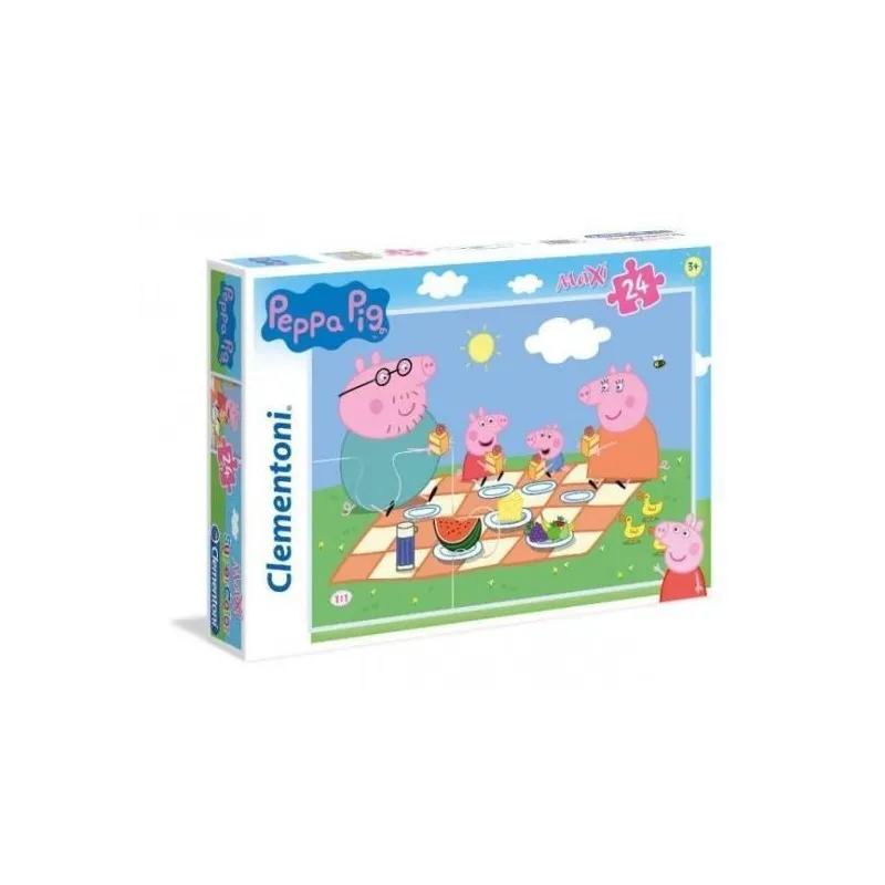 Puzzle 24 elementy Maxi Świnka Peppa