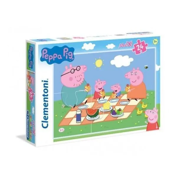 Puzzle 24 elementy Maxi Świnka Peppa